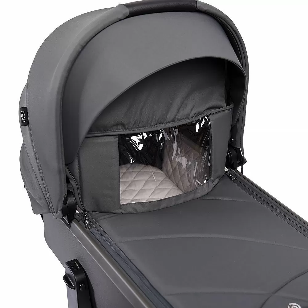 Коляска детская Peppy Monaco рама серая