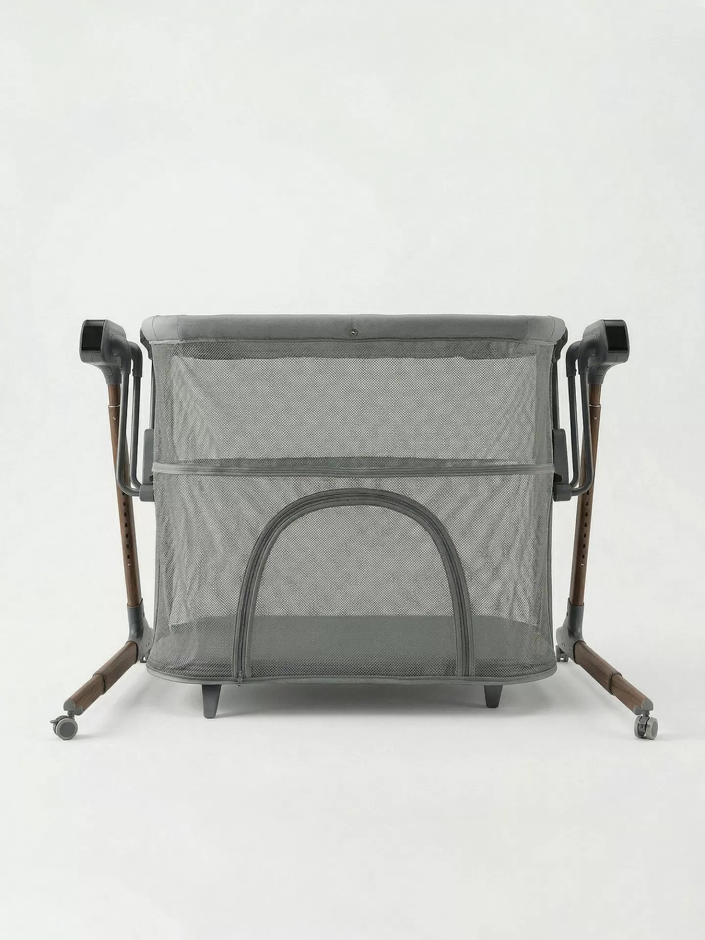 Колыбель приставная Sweet Baby Comfort серая/дуб