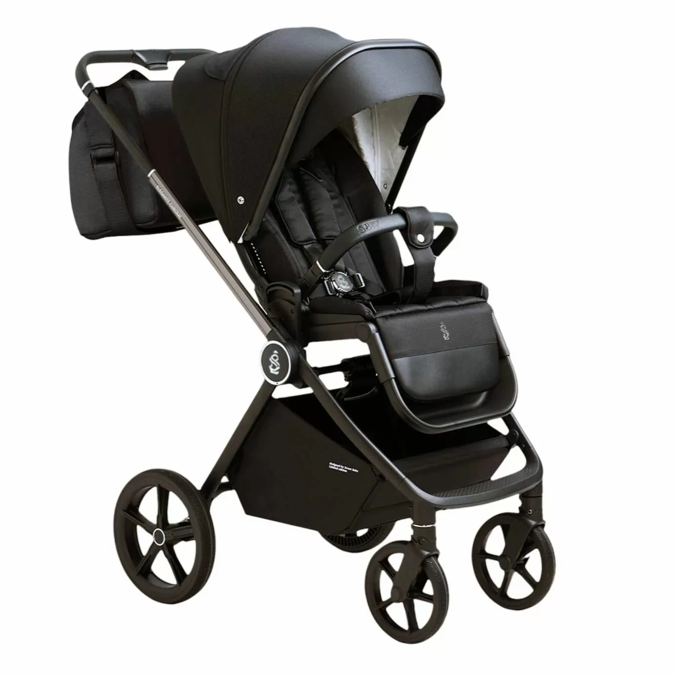 Прогулочная коляска SBL Elegante LT Chrome Black ( с сумкой)