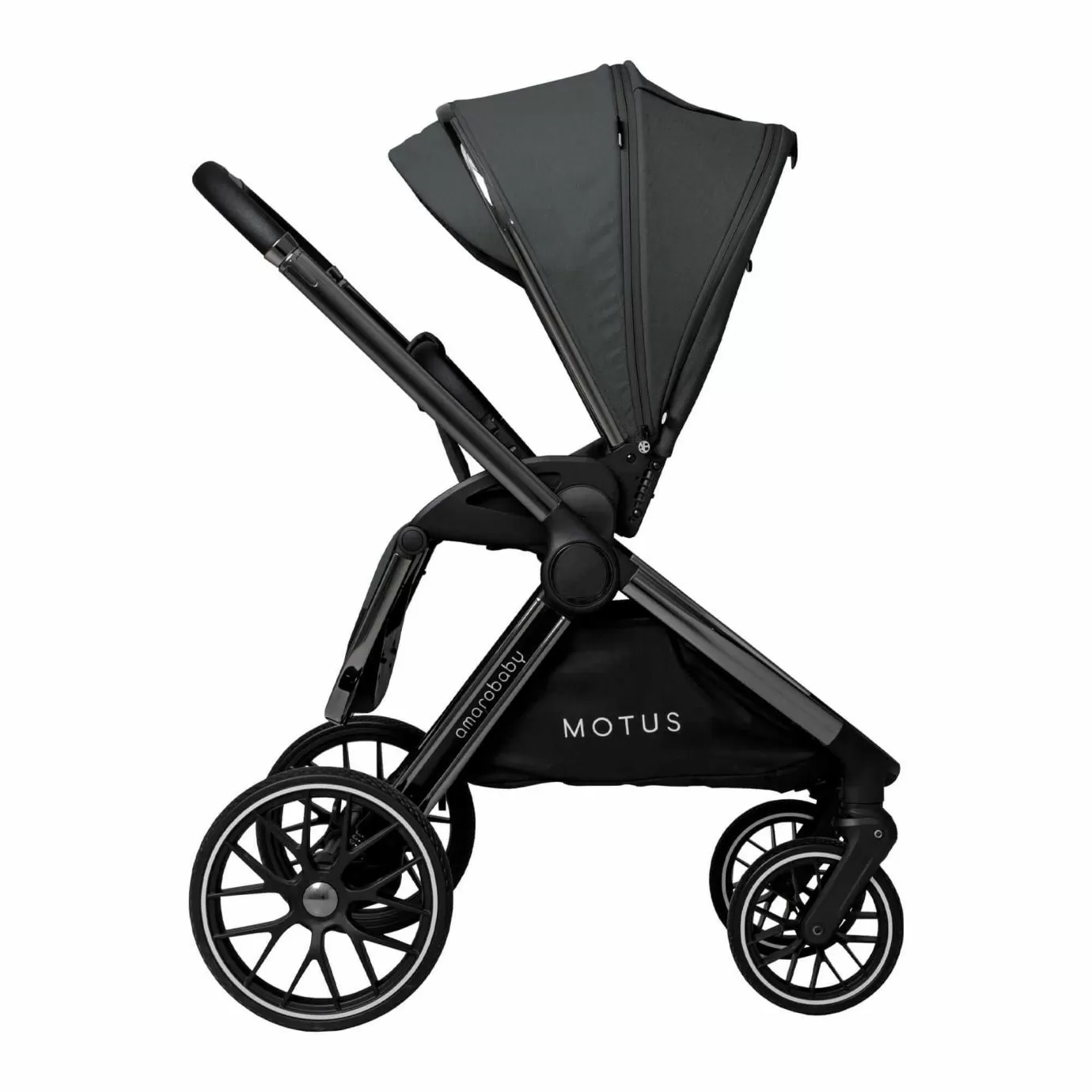 Коляска детская 2 в 1 Amarobaby Motus, черный