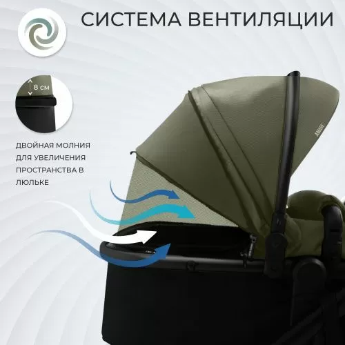 Коляска-трансформер Amare GL Olive