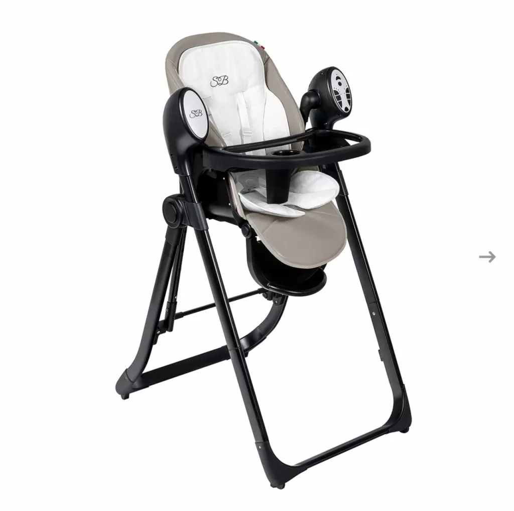 Стульчик для кормления - Электрокачели Fiesta (черная)