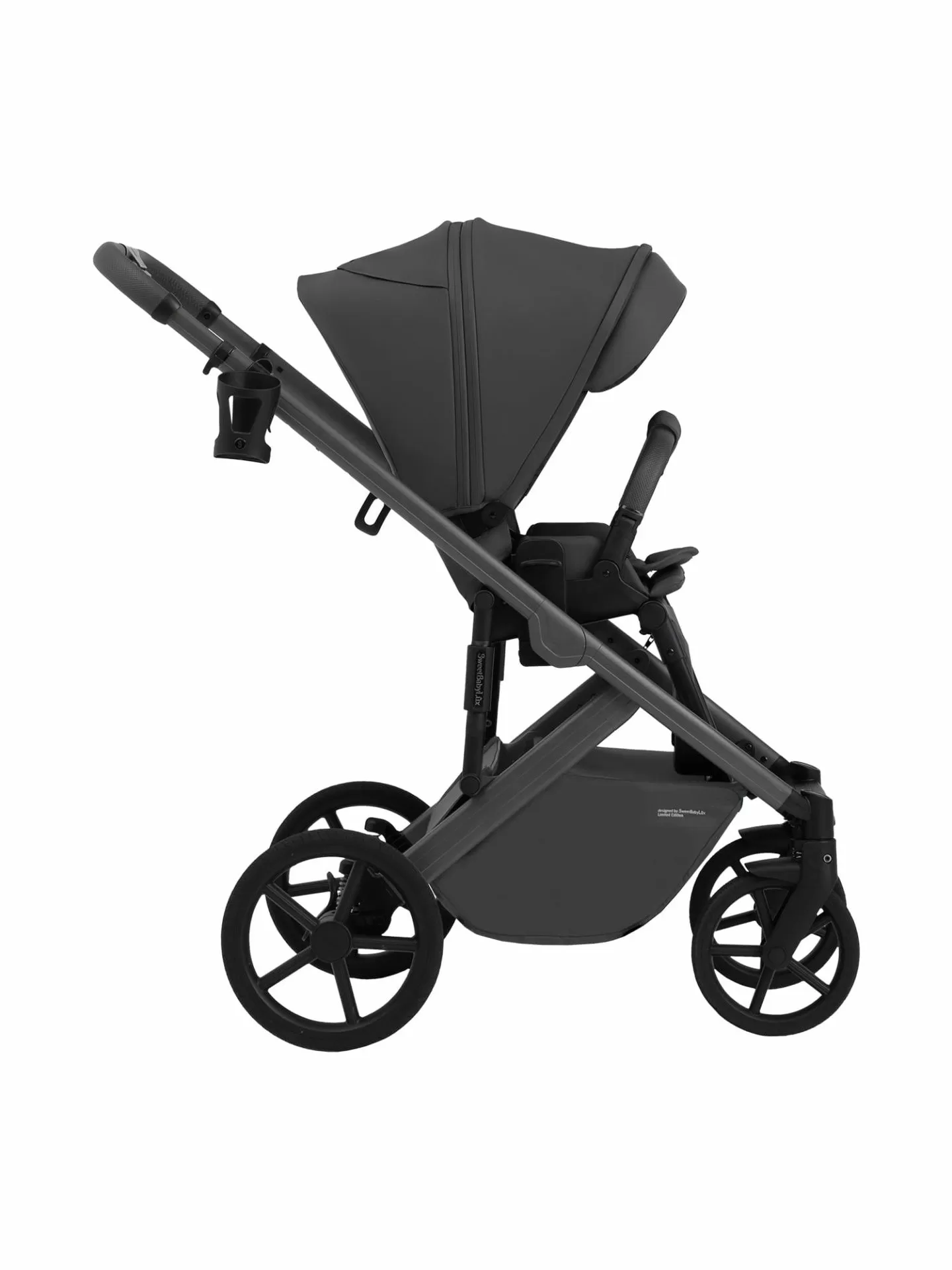 Коляска 2в1 SBL Dolce Dark Grey