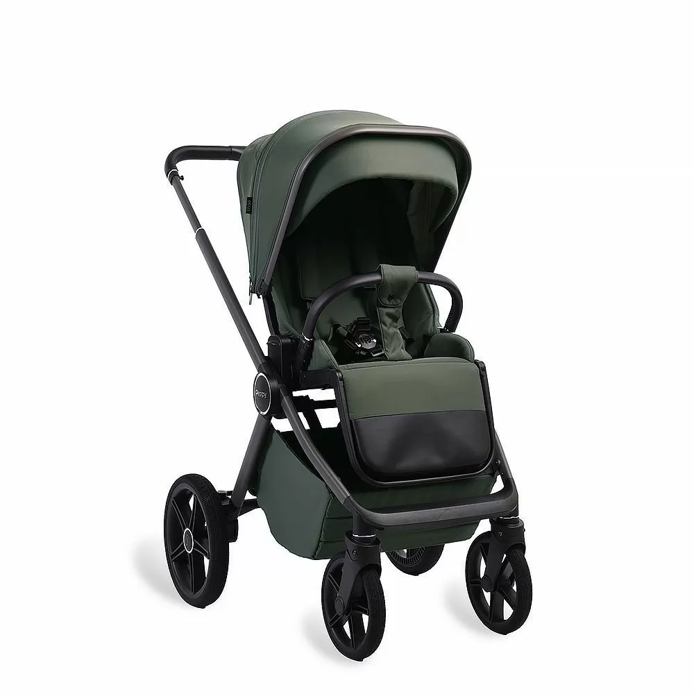 Коляска 2в1 Peppy Monaco Plus Oliva Green (рама серая)