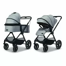 Коляска детская 2в1 Clicc stone/melange 2025