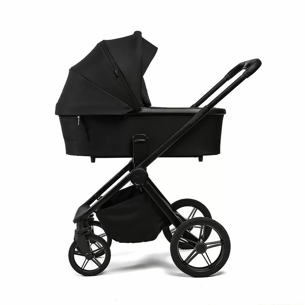 Коляска 2в1 Peppy Monaco Plus Black (рама черная)