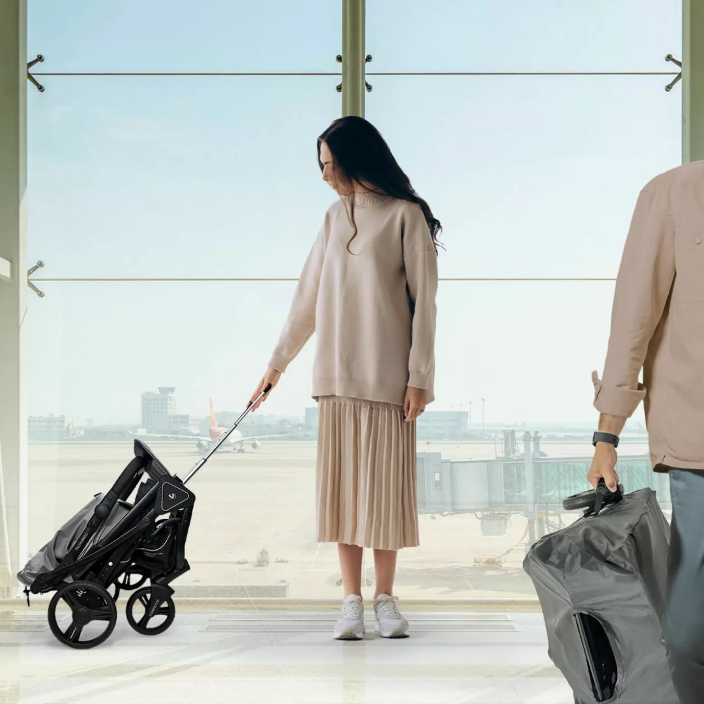 Прогулочная коляска Sweet Baby Compatto Grey