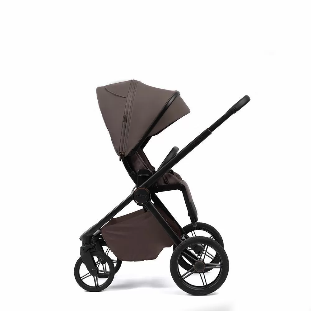 Коляска 2в1 Peppy Monaco Plus Brownie (рама черная)