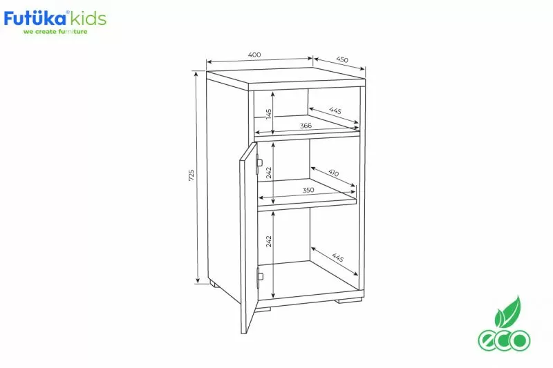 Тумба напольная Tetrix 10