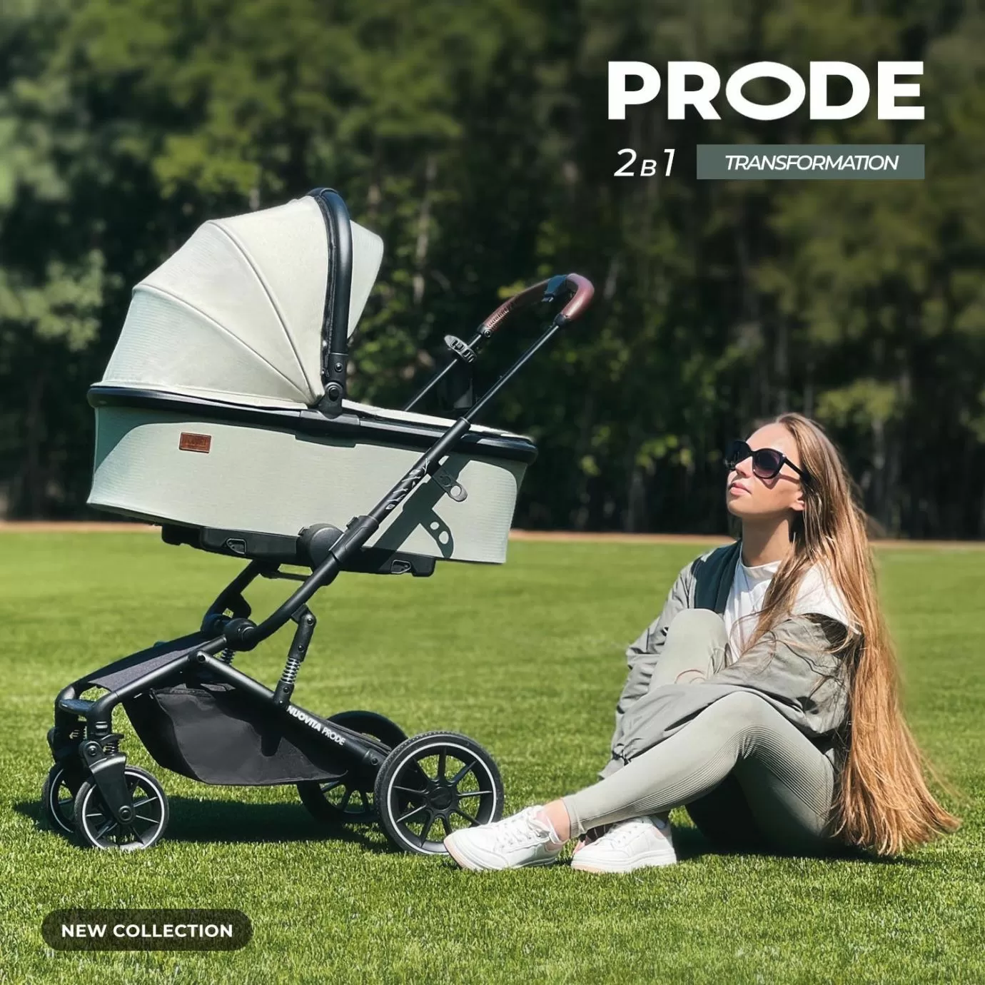 Детская коляска 2 В 1 NUOVITA PRODE