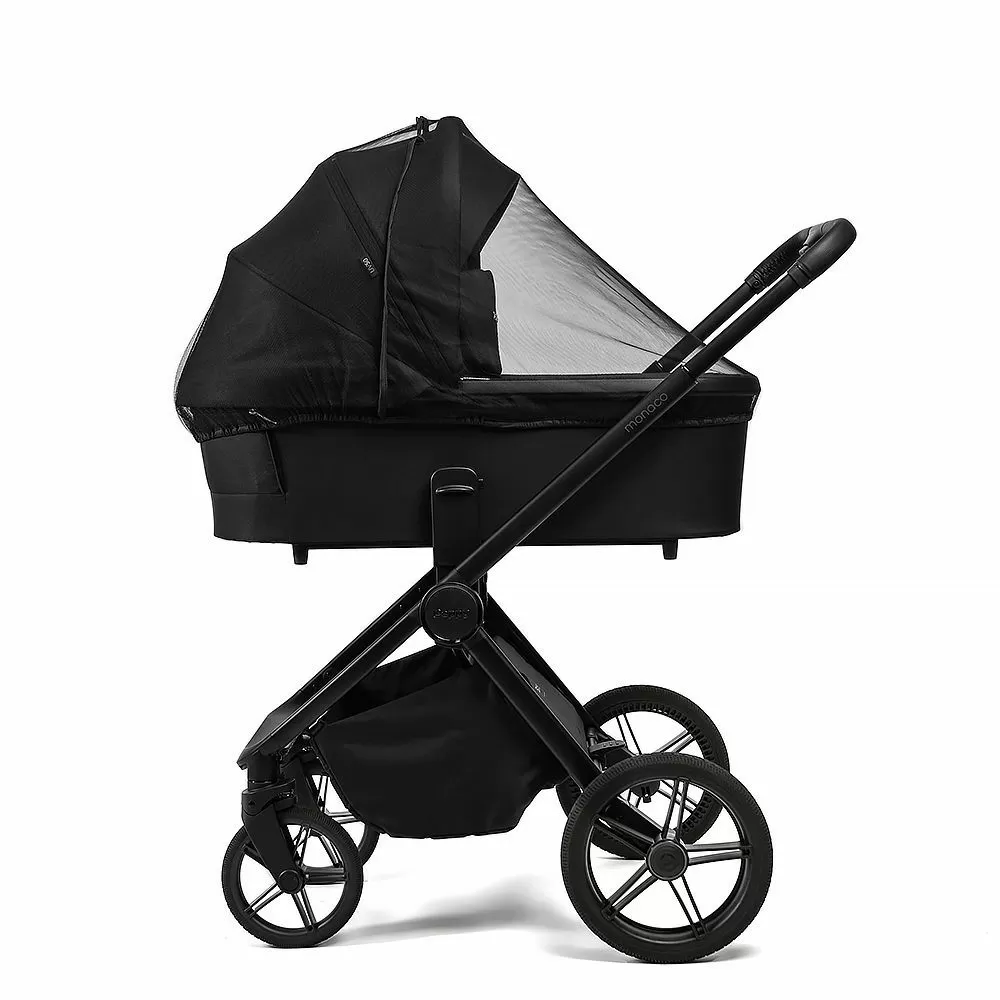 Коляска 2в1 Peppy Monaco Plus Black (рама черная)