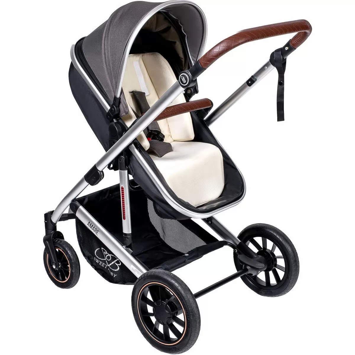 Коляска-трансформер Amare Brown
