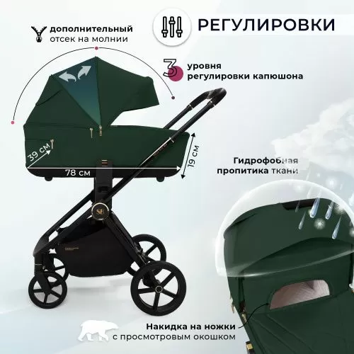 Коляска Sweet Baby Stella Plus Neo Green