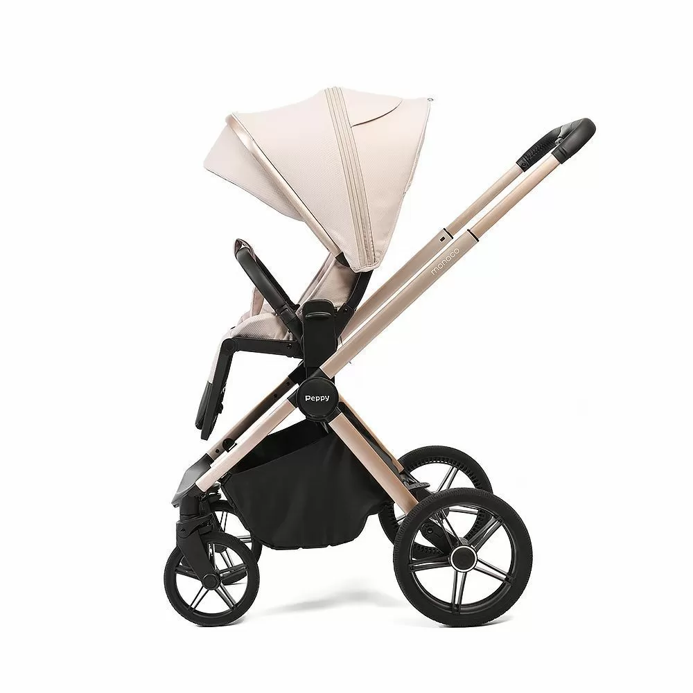 Коляска детская Peppy Monaco рама бежевая