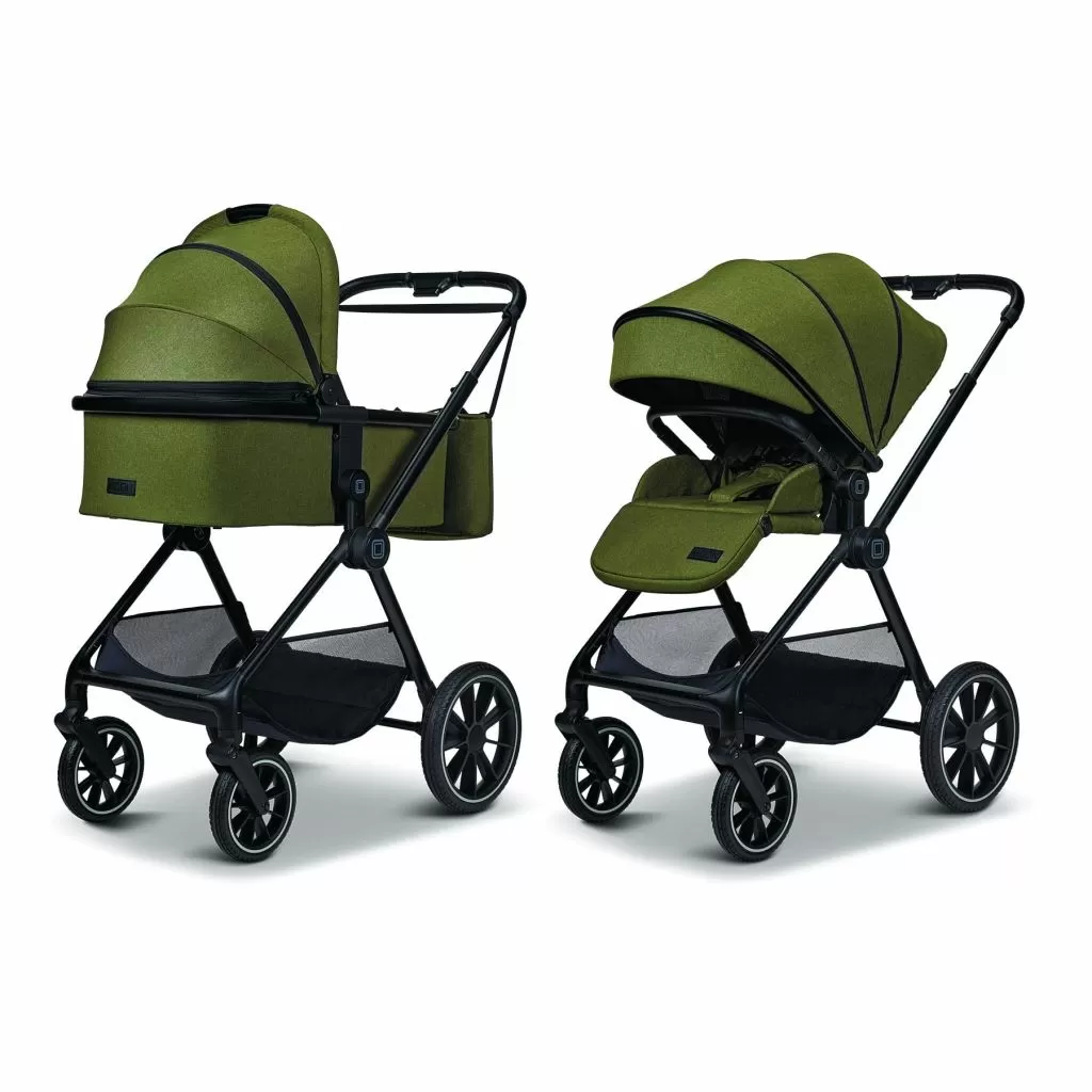 Коляска детская 2в1 Clicc moss/melange 2025
