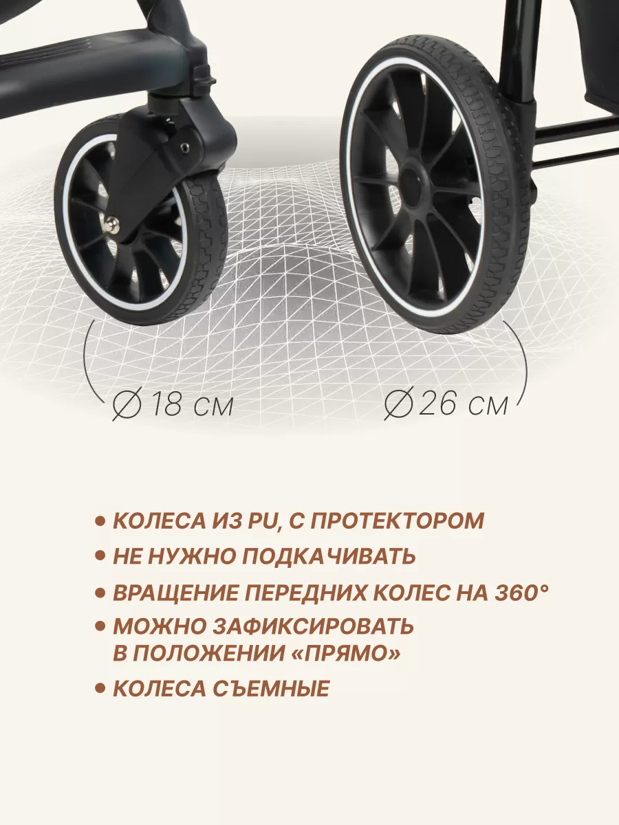 Коляска трансформер EXPLORER серый