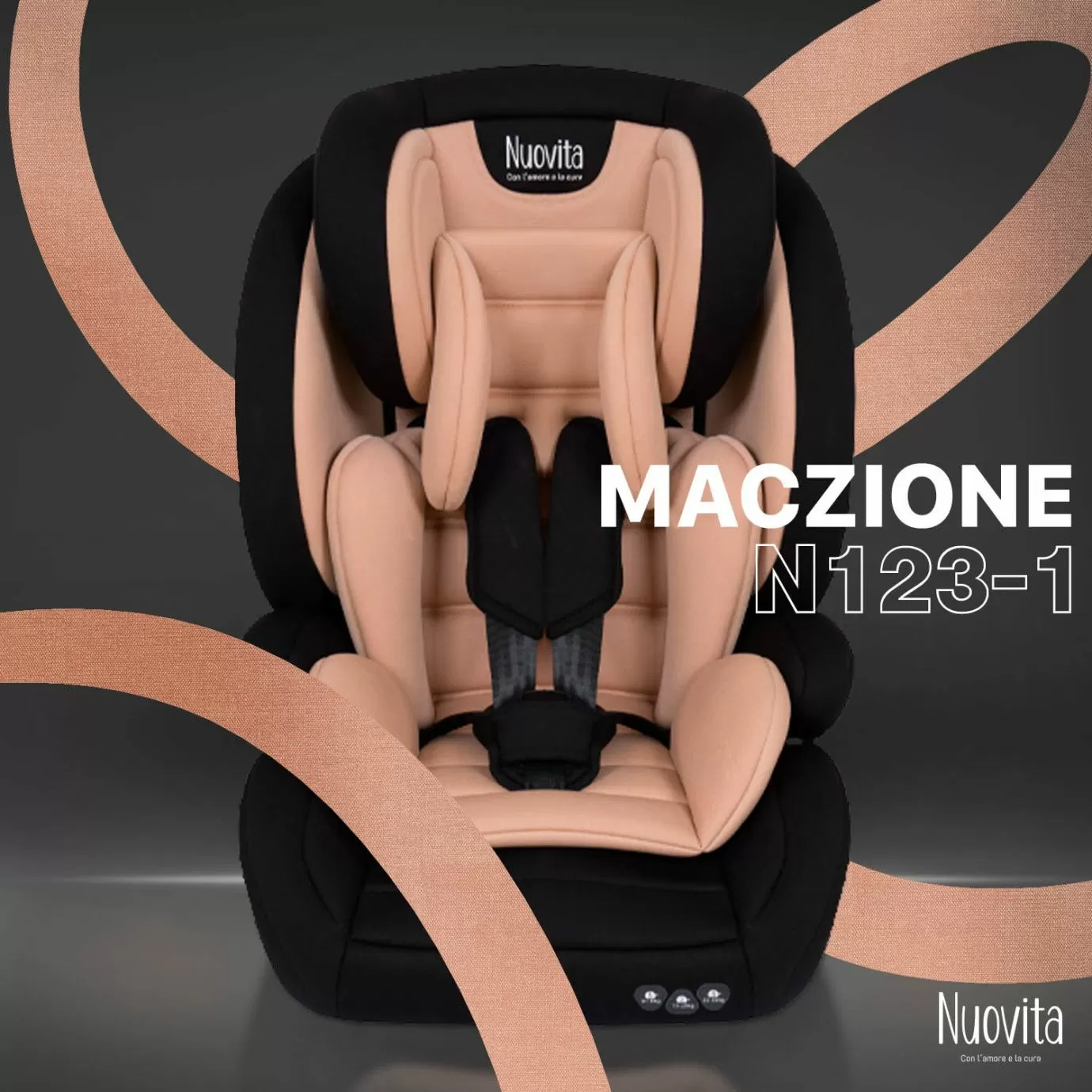 Автокресло NUOVITA MACZIONE N123-1