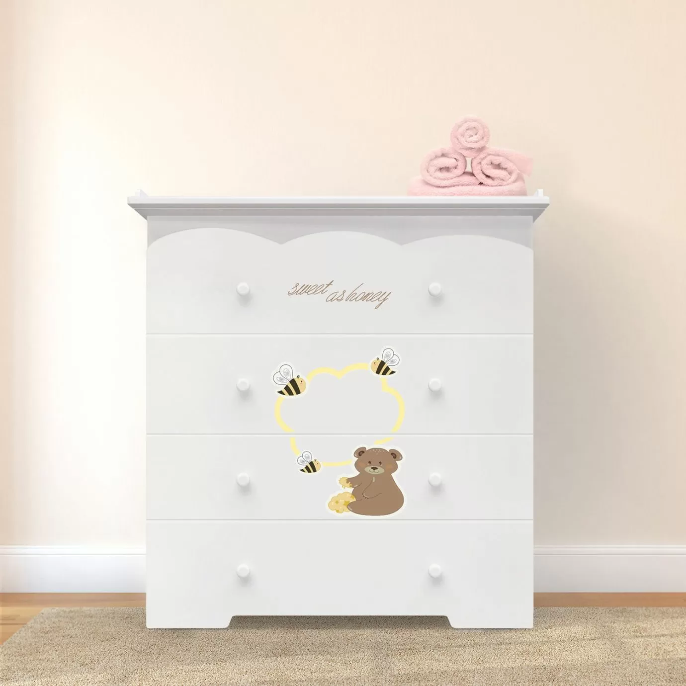 Комод пеленальный NUOVITA STANZIONE HONEY BEAR
