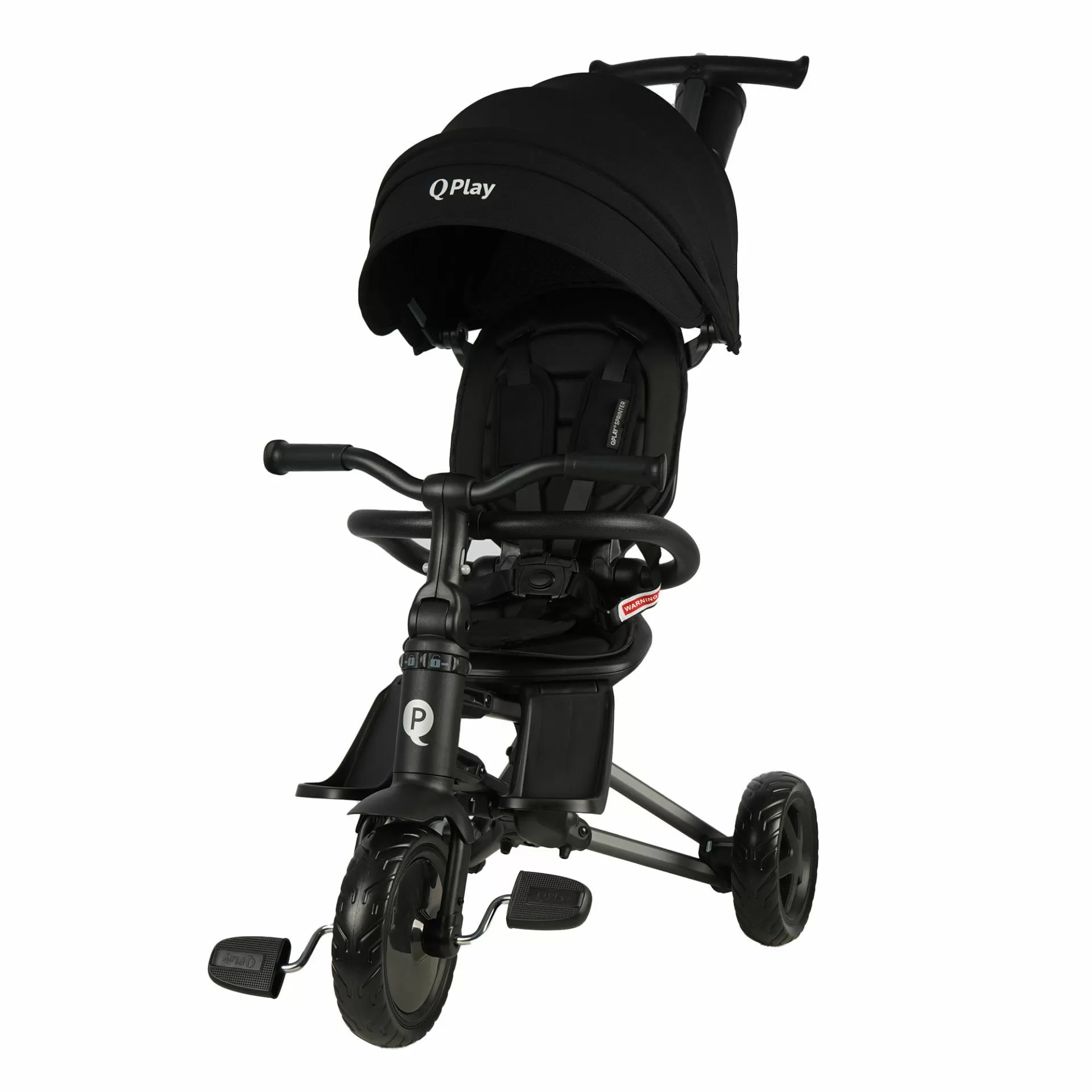 Велосипед трехколесный Qplay S700-16 Sprinter Black (EVA/Graphite)
