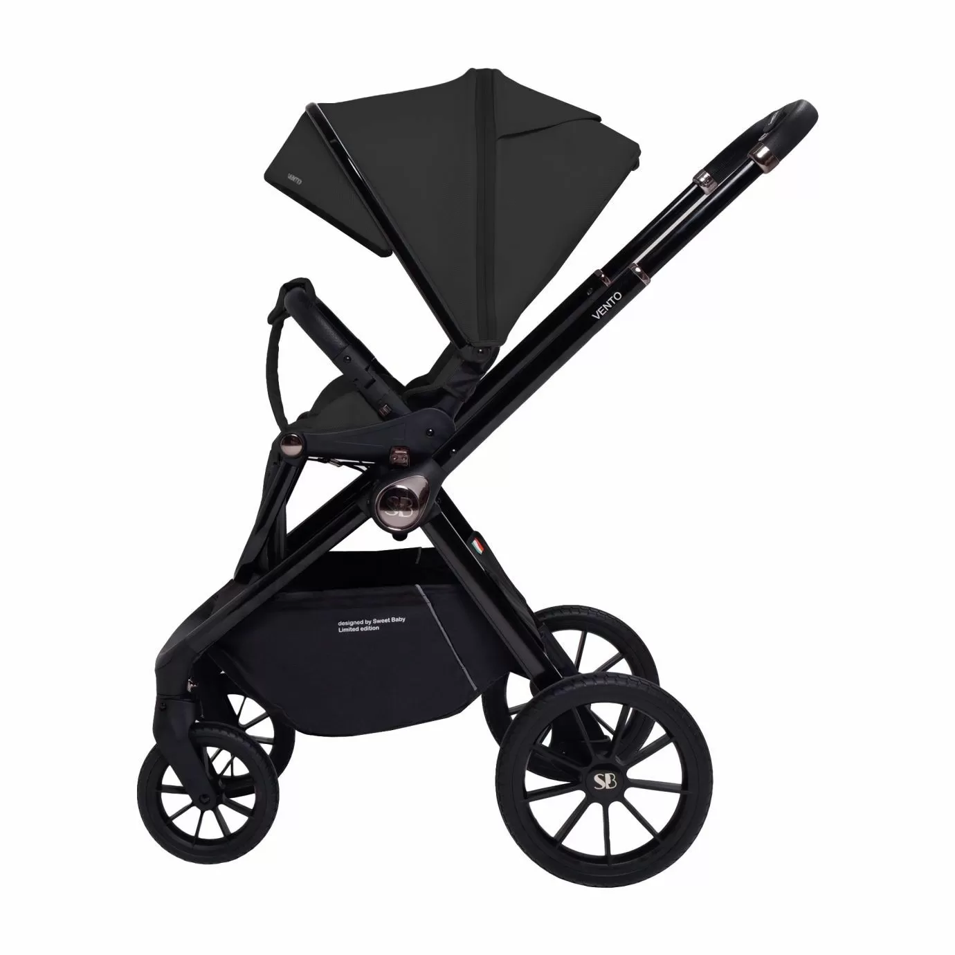 Коляска 3в1 Sweet Baby Vento Black