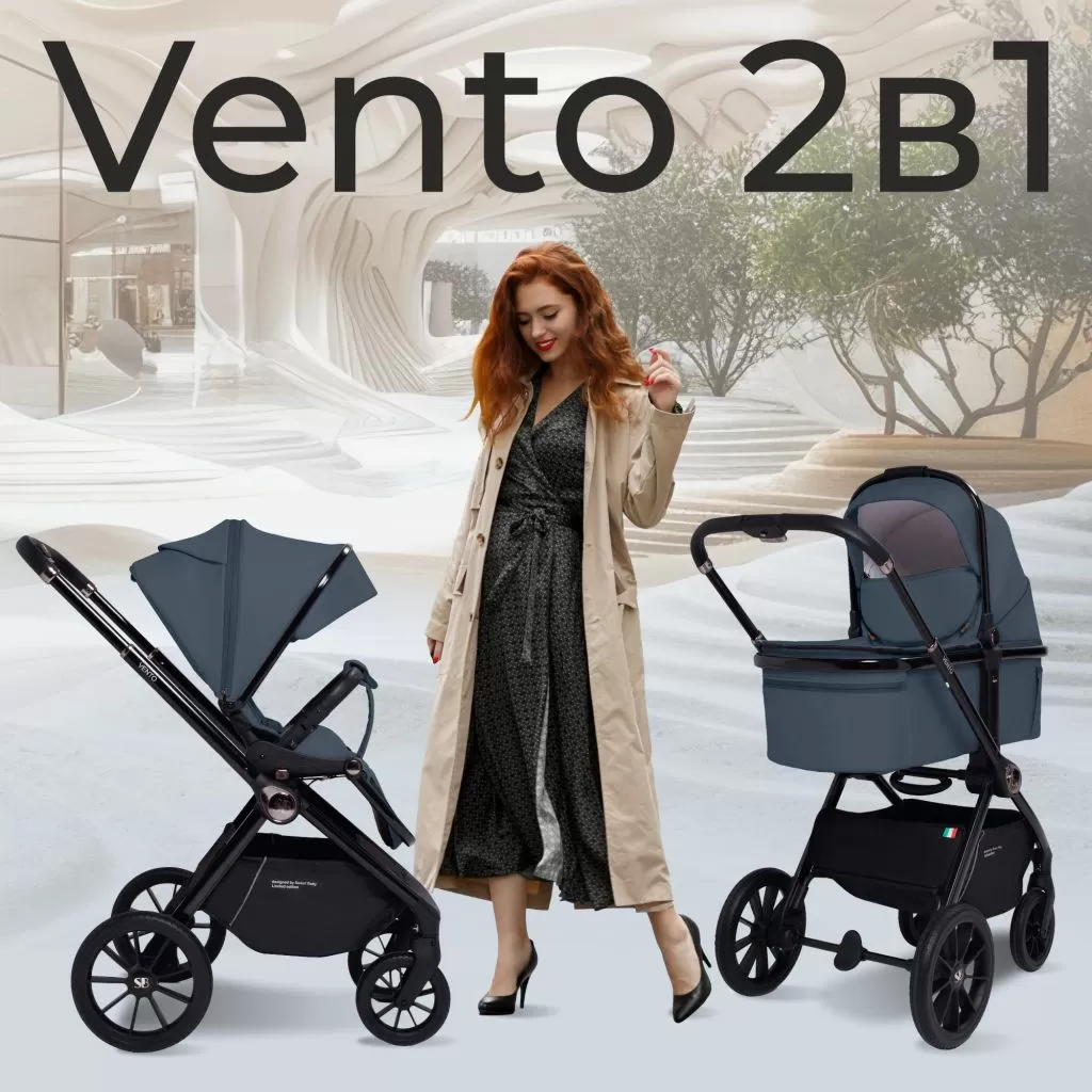 Коляска 2в1 Sweet Baby Vento Blue