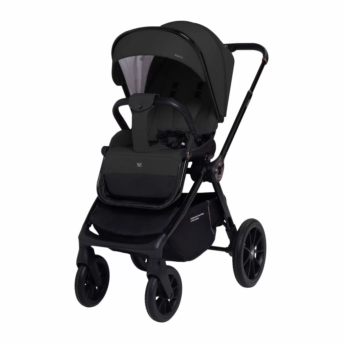 Коляска 3в1 Sweet Baby Vento Black