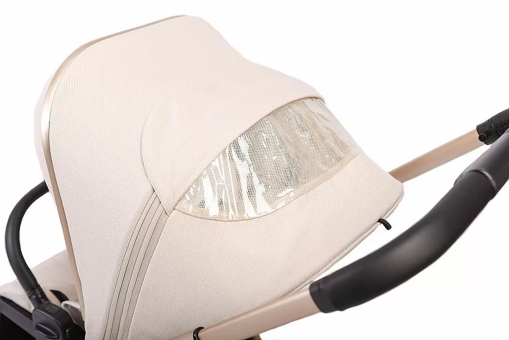 Коляска детская Peppy Monaco рама бежевая