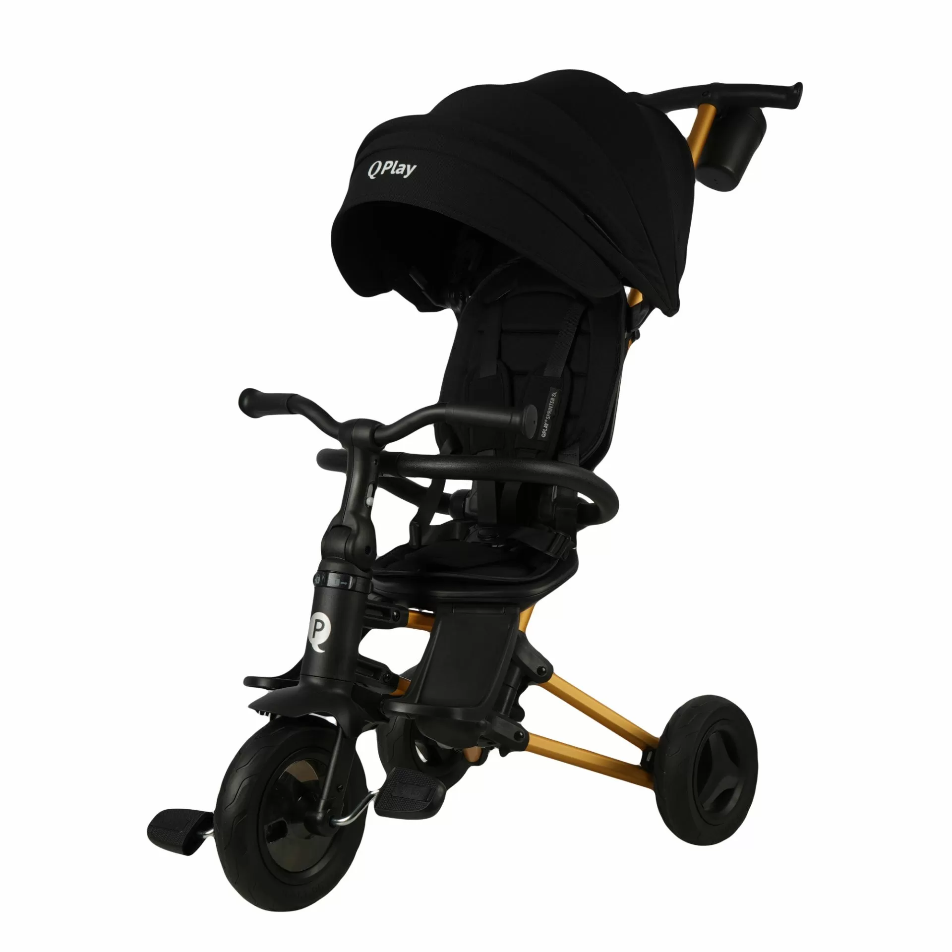 Велосипед трехколесный Qplay S700-17 SPRINTER (Rider) SL Black (Rub/Gold)