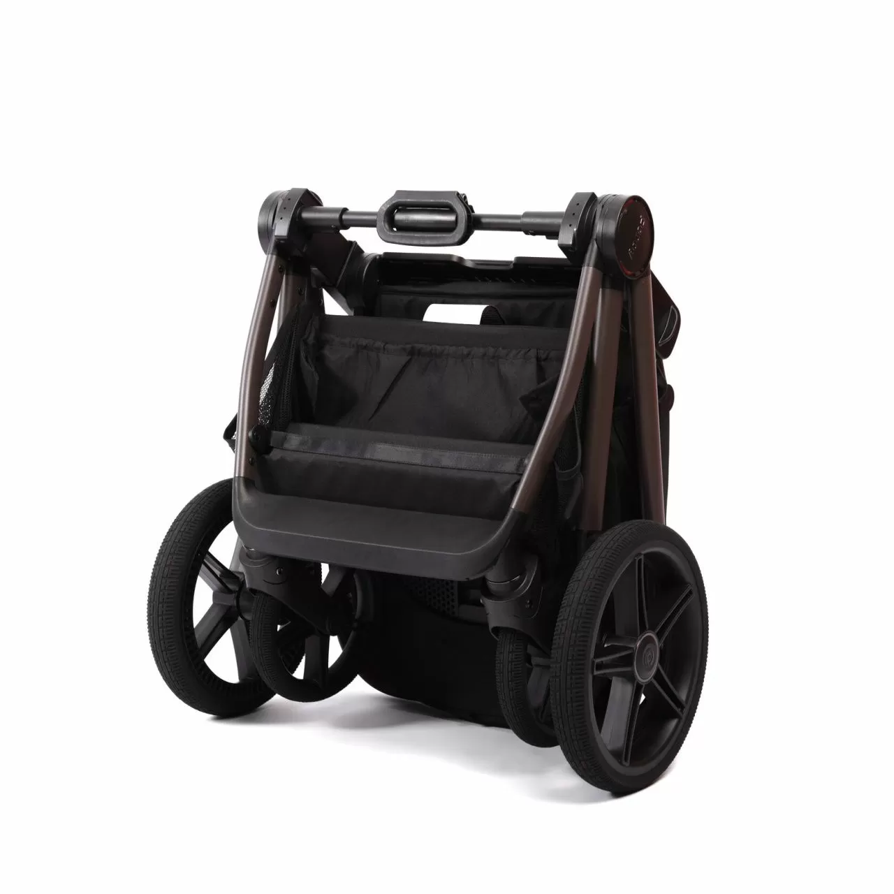 Коляска 2в1 Peppy Monaco Thermo Black (рама серо-коричневая)