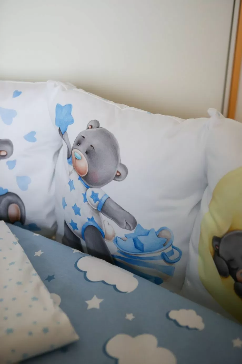 Комплект 17 предметов "малыш на луне голубой"