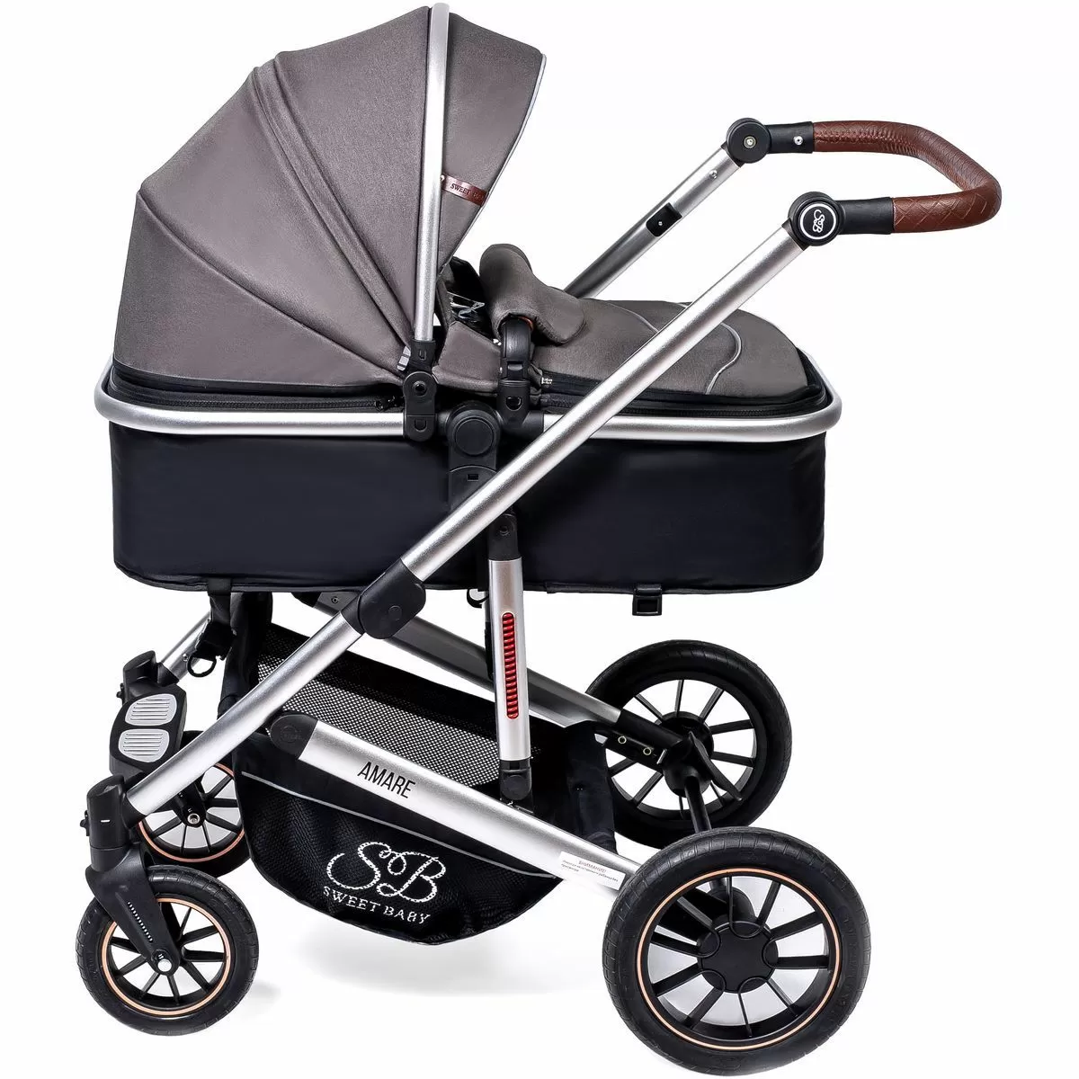 Коляска-трансформер Amare Brown