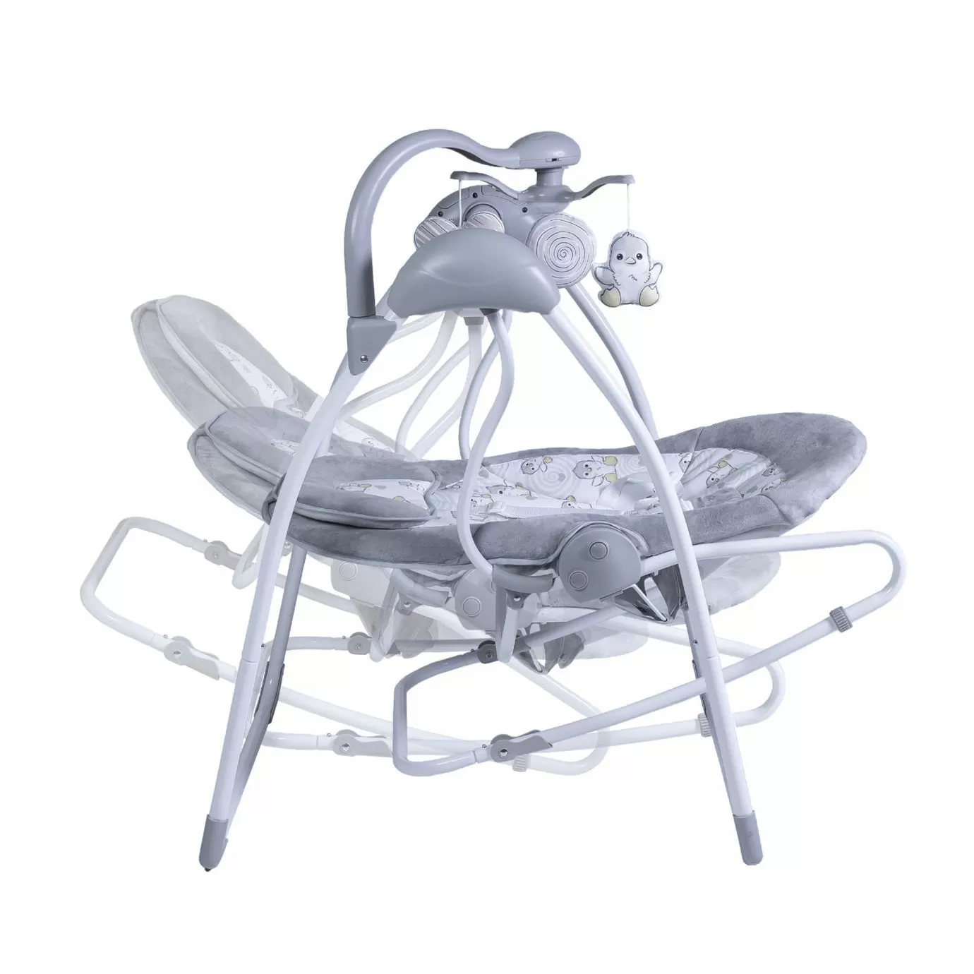 Электрокачели 2в1 Sweet Baby Pure Pinguino Grigio