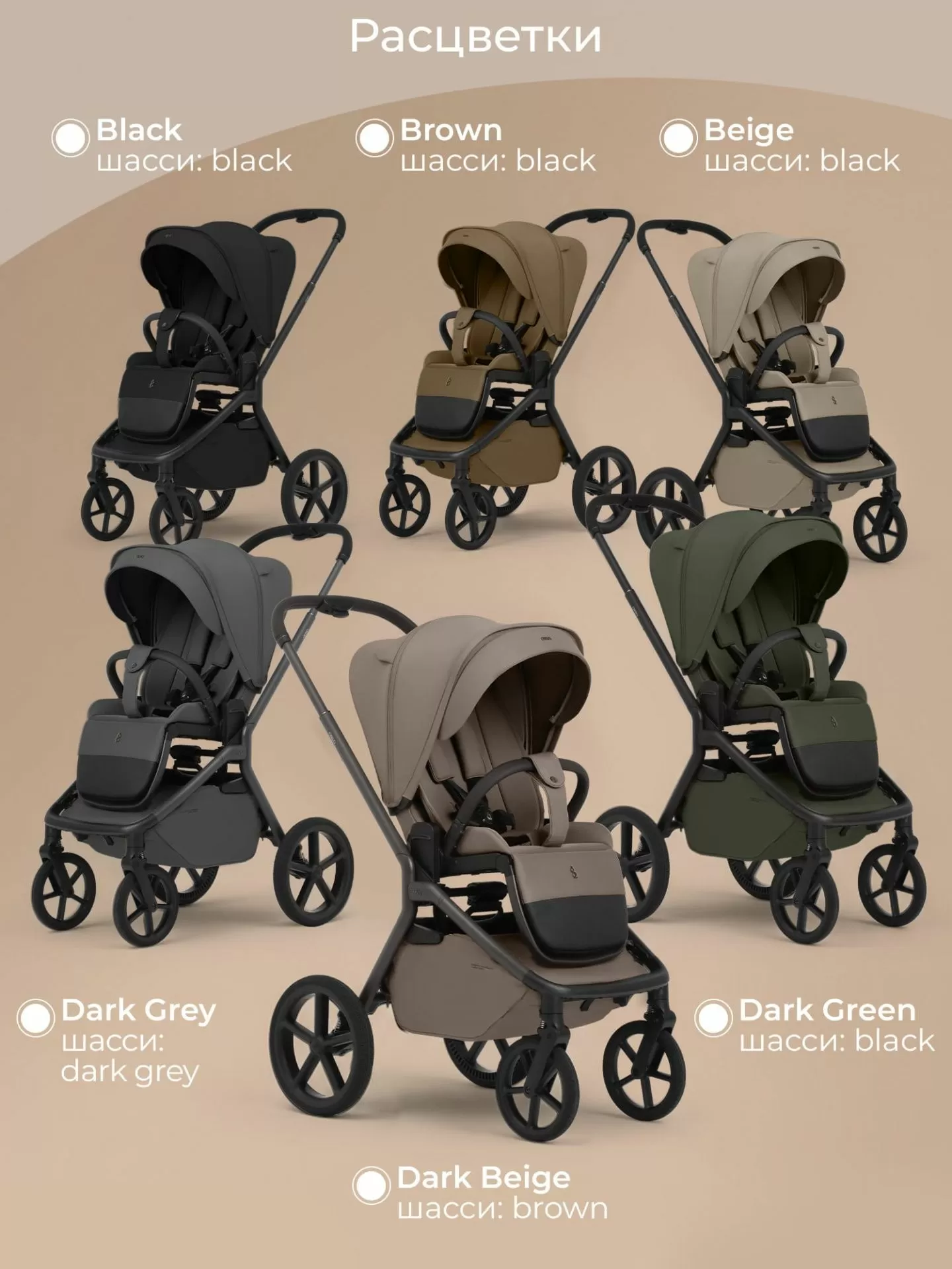 Коляска 2в1 SBL Orso Black