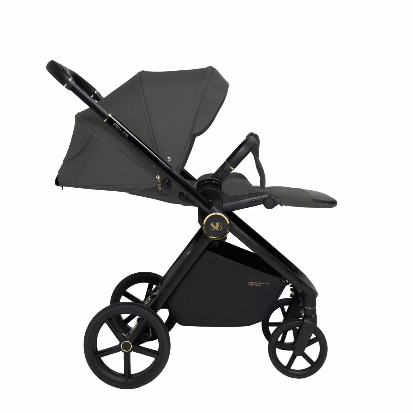 Коляска Sweet Baby Stella Plus Dark Grey