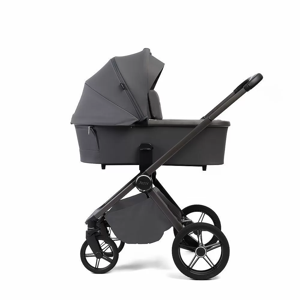 Коляска 2в1 Peppy Monaco Plus Antrazit (рама серая)