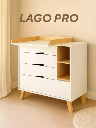 Комод Rant Lago Pro 800/4 CLOUD WHITE