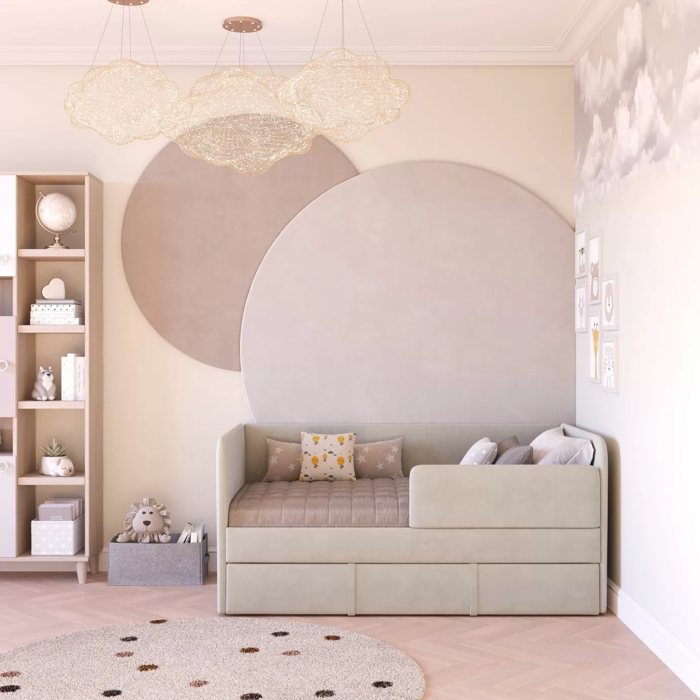 Кроватка мягкая Наоми+