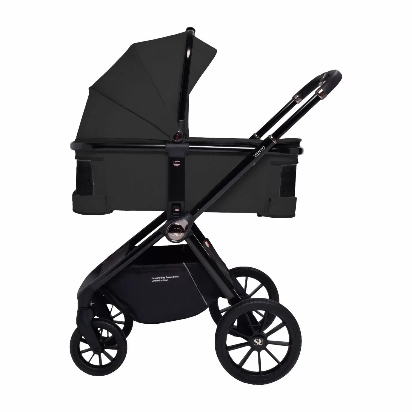 Коляска 2в1 Sweet Baby Vento Black