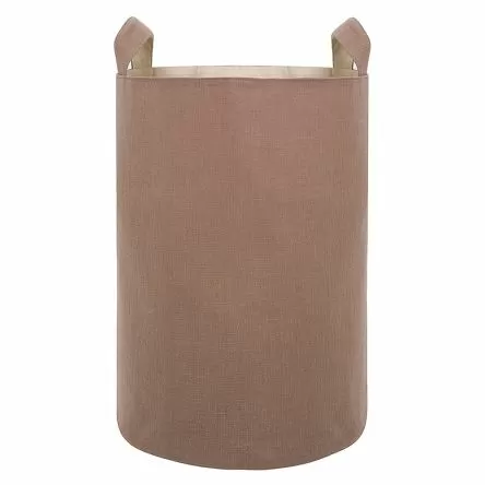 Тканевая корзина из кофейного льна