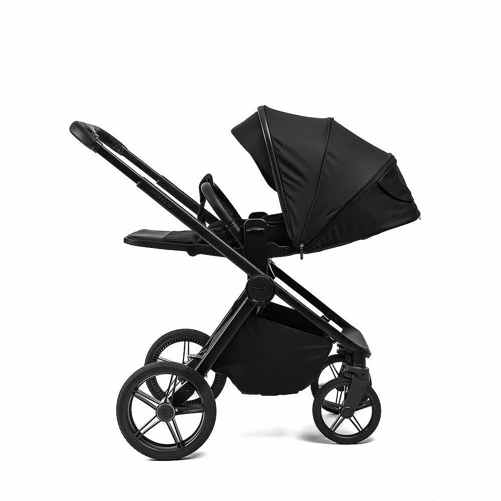 Коляска 2в1 Peppy Monaco Plus Black (рама черная)
