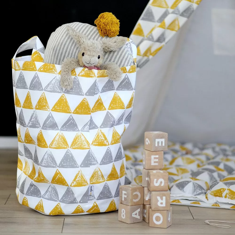 Тканевая корзина Triangles