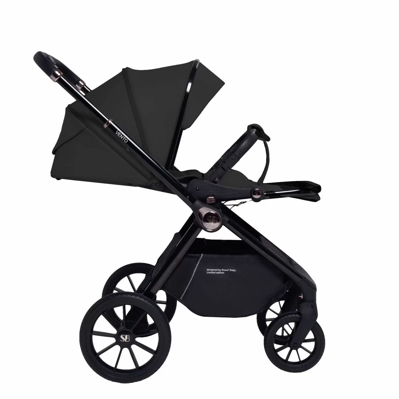 Коляска 2в1 Sweet Baby Vento Black