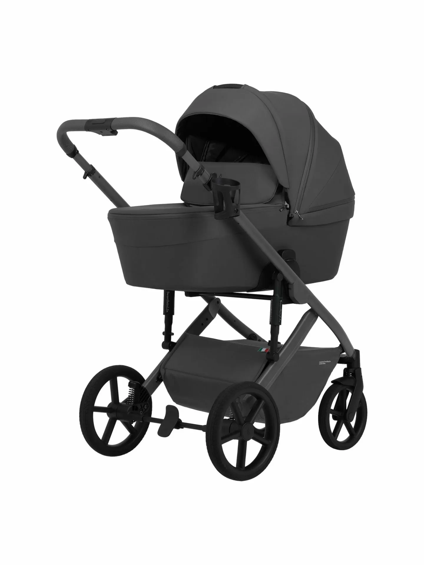 Коляска 2в1 SBL Dolce Dark Grey