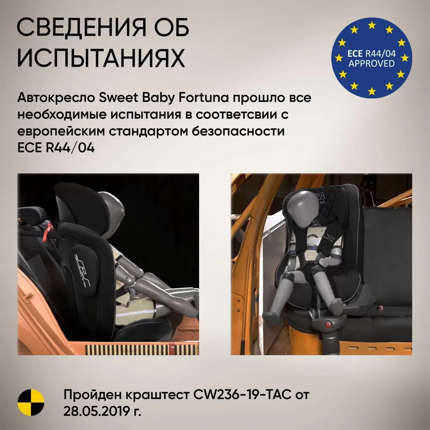 Автокресло группа 0123 (0-36) Fortuna 360 SPS Isofix Grey/Black