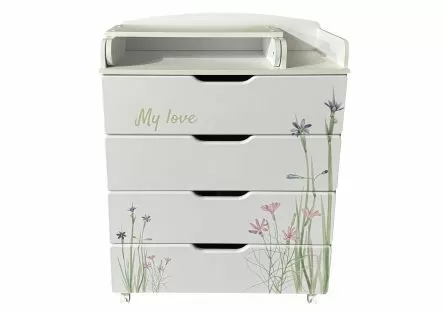 Комод цветы