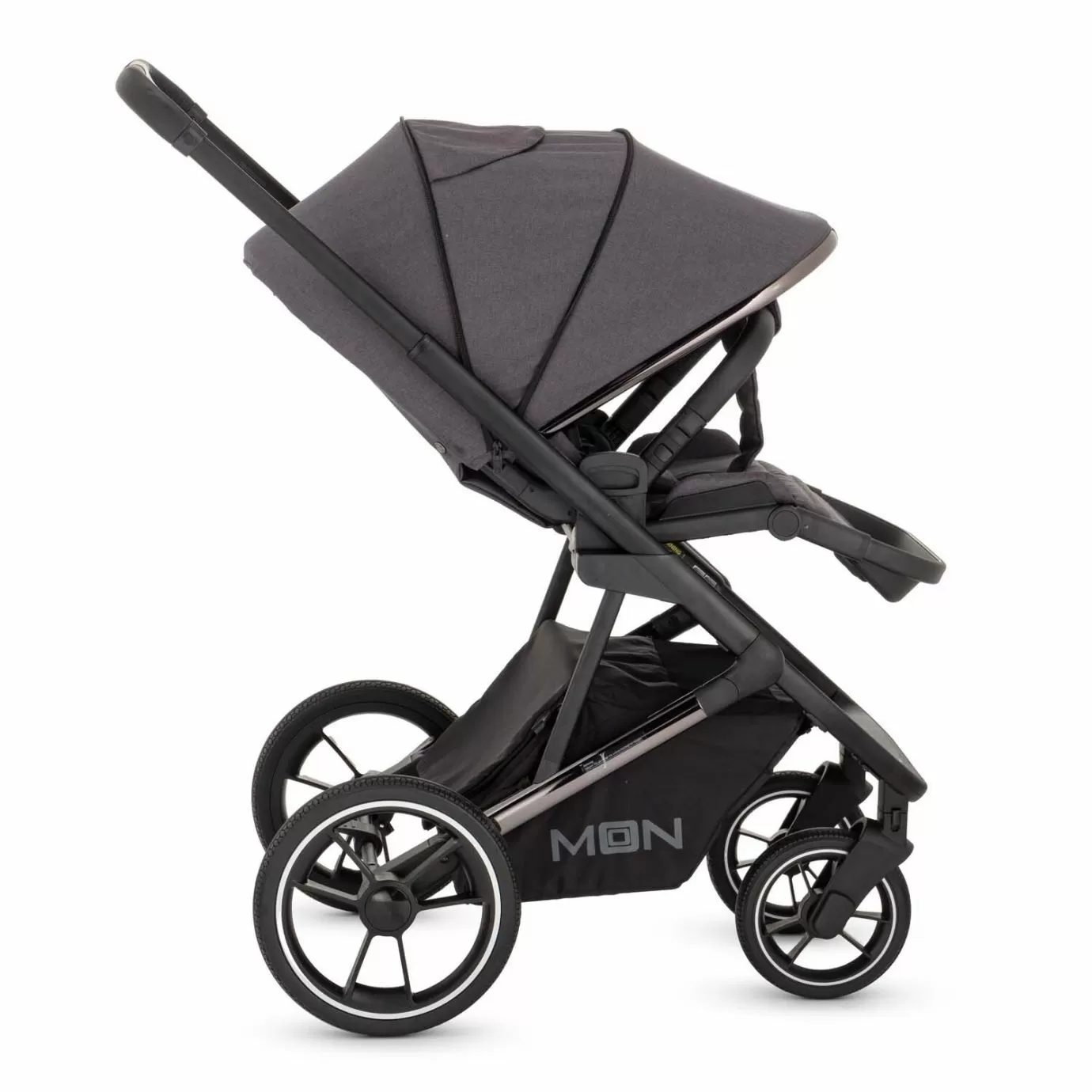 Коляска Moon Style Kombi 2 в 1 Black/Chrome-Anthrazit 2023