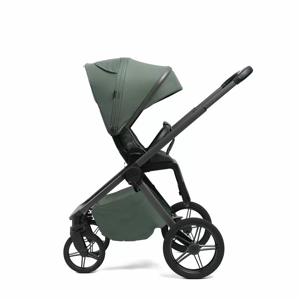 Коляска 2в1 Peppy Monaco Plus Oliva Green (рама серая)