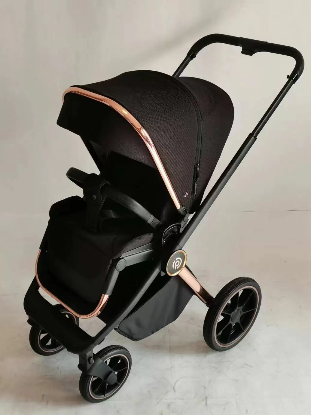 Коляска детская Peppy Monaco Golden black