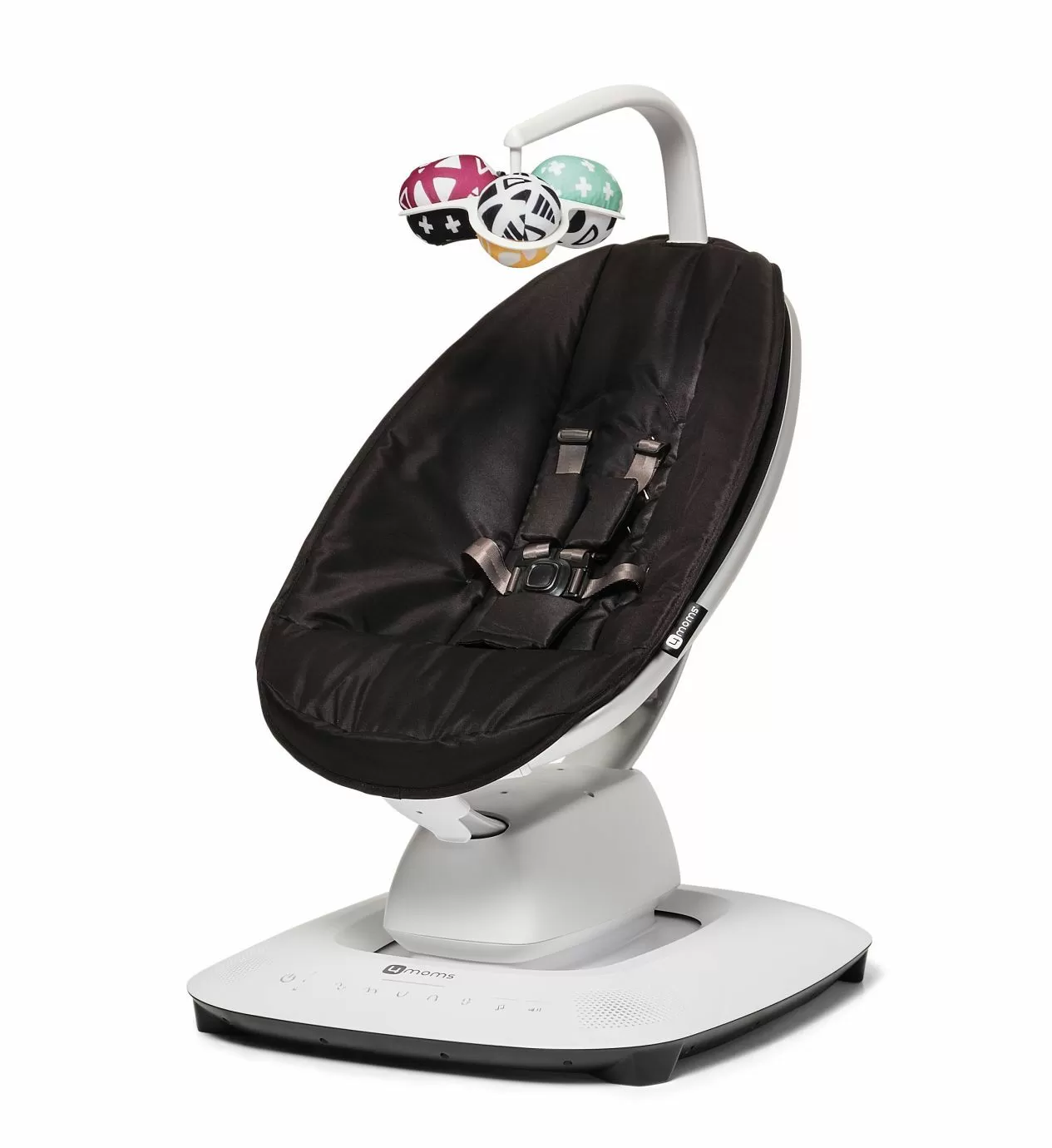 4moms mamaRoo New черная + Вкладыш Maroon/Plush