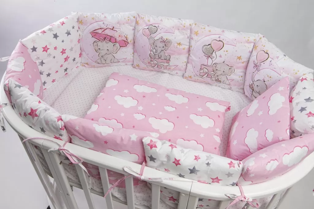 Комплект 17 предметов "слоник розовый"